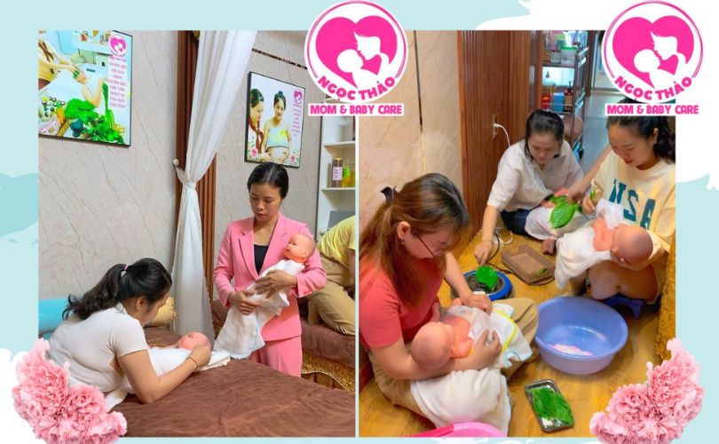 Khóa học nghề tắm cho trẻ sơ sinh tại tphcm